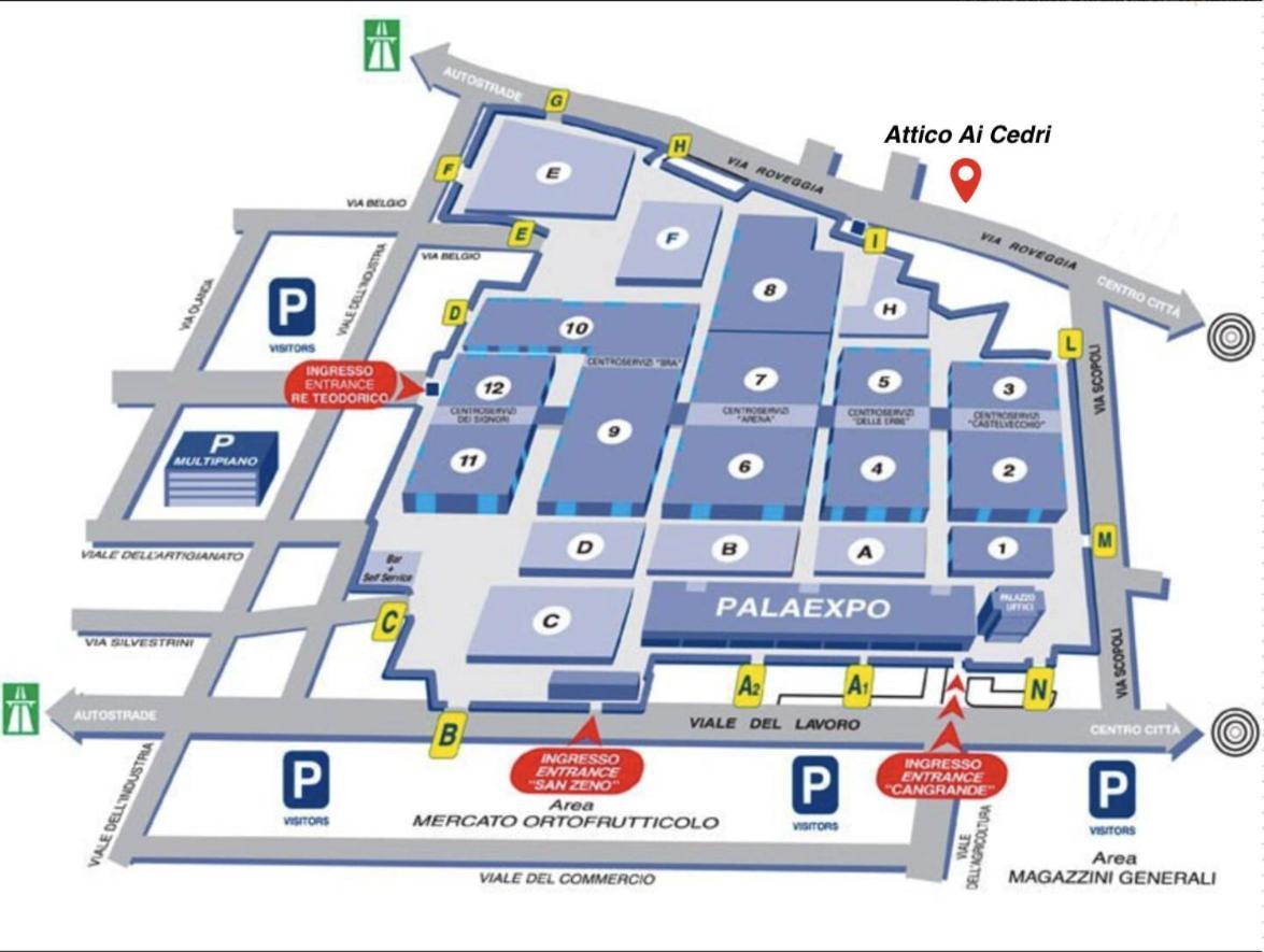 Attico Ai Cedri Apartment Verona Bagian luar foto